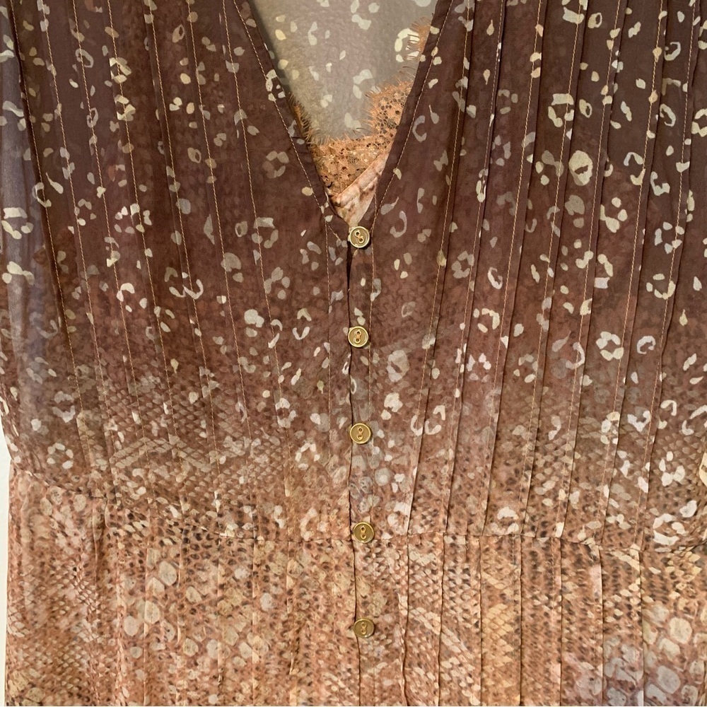 Soft Surroundings Catriona Chiffon Maxi Dress 2 Piece - Picture 4 of 13